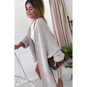 Azura Exchange  Women's Open Front Long Sleeve Knit Cardigan
